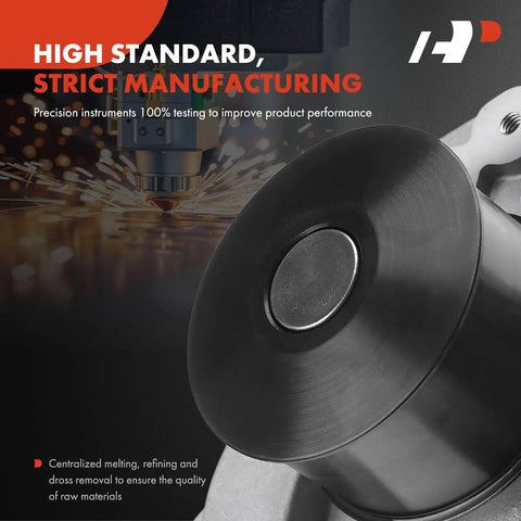 Heavy Duty Engine Water Pump With Six Impeller Straight Bolt Up Replacement For Hyundai Santa Fe Sonata Tiburon Kia Optima Sportage No Drama Cooling Fix For V6 25l 27l close-up of steel impeller highlighting precision manufacturing.