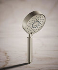 Purist Four Function Handheld Showerhead With Nonpositive Shutoff Full Coverage Spray Pulsating Massage And Silk Spray 1.75 GPM