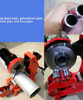 Built Different Heavy Duty Electric Pipe Tubing Cutter With Smooth Operator Hydraulic Pipeline Cutting Machine For cutting steel and galvanized pipe.