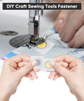 Sixty Four Piece Hidden Sew Magnetic Snap Kit Delivers Solid Hold And Zero Sweat Install With Tough PVC Sleeve for sewing fasteners