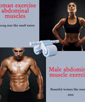 Automatic Rebound Ab Roller With Smooth Dual Wheel Action And Built In Phone Holder Plus Squishy Knee Pads For Legit Core Strength Anytime You Want To Crush It with male and female models showcasing workouts.