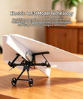 Turn Paper Planes Into A Dope Remote Control Flyer With Gyro Stabilizer DIY Electric Remote Control Glider on table