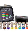 Front view of 8 Port Coax Cable Tester Mapper And Toner With Color Coded Remotes For Easy Line Tracing Locator Kit, connectors visible.
