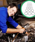 Mechanic using Internal Tooth Lock Washers Stainless Steel Star Shaped Serrated Lock Washers Corrosion Resistant Kit