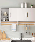 Matte Coffee Bronze Solid Brass Cabinet Handles 3 Inch Centers Kitchen Drawer Pulls on white cupboard