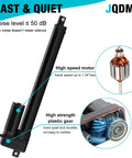 Beefed Up 16 Inch 12V Linear Actuator With 1.34 Inches Per Second Speed 88 Lbs Load IP65 Waterproof motor and gear details