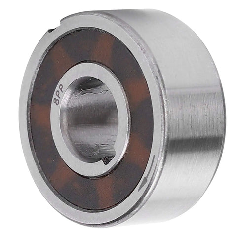 Heavy Duty One Way Bearing Clutch With Inner Keyway And Needle Rollers Delivering Sick Industrial Motion Control Csk8pp Type 8Mm ID 22Mm OD 9Mm Wide Steel in detail view.