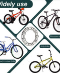 Image showcasing Premium Stainless Steel Bicycle Crank Ball Bearings And Retainer Set 5/16 Inch 9 Balls 4 Pack for various bike types.