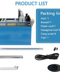 Heavy Lift Auto Heat Shrink Tube Cutter Machine For Pipe And Cable Projects Full Automatic Cold Cut Tool with accessories displayed.