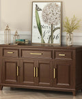 Dresser with 10 Pack 4 Inch Brushed Gold Cabinet Pulls Made From Solid Zinc Alloy For Kitchen Cabinets And Dresser Drawers
