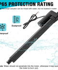 Beefed Up 16 Inch 12V Linear Actuator With 1.34 Inches Per Second Speed 88 Lbs Load IP65 Waterproof Includes Mounting Brackets