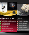 Heavy Duty Replacement Fuel Pump Assembly For Chevy Camaro And Pontiac Firebird V6 3.8L 1999 To 2002 with efficiency features and comparisons.