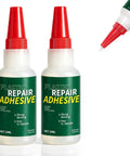 Two Pack Car Bumper Repair Adhesive Fixing Busted Plastic With Rock Solid Bonds And Easy Application For Quick Auto Body Patch Ups That Grip Tight Against Daily Wear And Tear On Any Street Driven Ride, 20ml bottles with precise applicator.