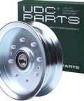 Heavy Duty Idler Pulley Replacement For John Deere GY20629 GY20110 Tractor Parts with sealed bearings for durability.