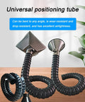 Rock Solid 360 Degree Articulated Dust Collection Arm With Hood Heavy Duty Flexible Fume Extractor For Welding Smoke And Workshop Dust Cleanup 150 Cm Length 160 Mm Opening showing universal positioning tube and hood.