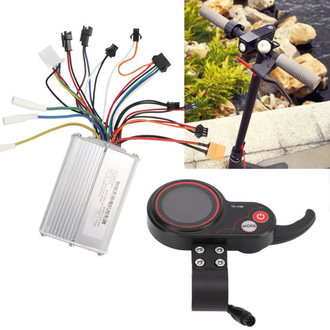 48V 25A Brushless Motor Controller With Controller Display And Communication Line For M4 10 Inch Electric Scooter