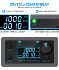 LCD display of Stepper Motor Controller And Driver Board With Forward And Reverse Pulse Speed Control Module showing RPM and delay