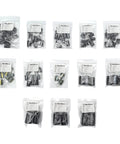 Premium Grade 400V Aluminum Electrolytic Capacitor Assortment Kit With Ninety Five Pieces individual capacitors in sealed bags.