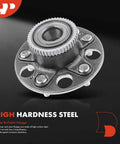Rear Wheel Bearing And Hub Assembly With Abs Ring 2 Pack Fits Acura TL And Honda Accord 1998 To 2003 five lug, high hardness steel, detailed inner structure.