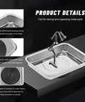 Heavy Duty Magnetic Tray Set For Tools And Fasteners, Stainless Steel Magnetic Trays Keep Screws Bolts Nuts Washers Pins From Spilling