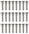 30 Pack Sprinkler Head Filters For Pop Up Sprinklers Fine Mesh Screens Replacement Nozzles Easy Install No Fuss Variable Arc Nozzle Filter For Garden Lawn Irrigation Durable ABS Material Keeps Sprinklers Running Smoothly displayed in rows.