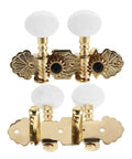 Vintage Carving Ukulele Tuning Pegs And Classical Guitar Machine Heads Replacement Parts, smooth metal and resin tuning keys