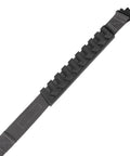 Baktrak Traction Web Rifle Sling 36 Inch With 500 Pound Swivels, Slim Non Slip Pad, Rugged Webbing, Gray Marlin Finish close-up