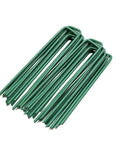 Heavy Duty Garden Stakes And Ground Anchors U Shape Steel Nails For Artificial Grass Sod Weed Membrane And Grass Fabric Netting 15 Pack