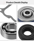 No Drama Heavy Duty Water Pump Bearing Seal Gasket Kit For Polaris Sportsman Ranger ATV showing components like seals and bearings.