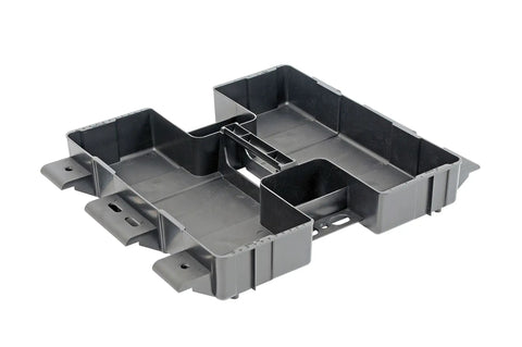 Heavy-Duty Plastic Tool Box Tray For Standard Crossover Tool Boxes Keeps Small Parts Tight And Organized 18 x 15.5 Inches Sold Individually Sliding Tray Accessory visible.