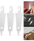 Stainless Steel Needle Threader Portable Threading Tool 60 Piece Set For Hand Sewing And Button Repairs Lightweight And Easy For Seniors Beginners And Elderly Users No Fuss Quick Stitch Access, stainless steel threaders shown with hands threading needle