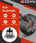 Sturdy Wheel Hub Bearing 513278 Fits 2009 2016 Hyundai Equus showing assembly and features for smooth installation.