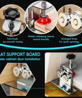 Effortless Cabinet Door Installation Tool Kit With Adjustable Clamp And Positioner No Nails, No Damage Design Versatile Cabinet Hardware Jig
