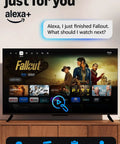 Next Level 4K Streaming Stick Delivering Blazing Wifi 6 Speeds And Rock Solid Alexa Voice Controls on TV screen with content displayed