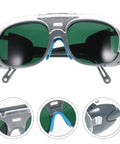 Top Shelf Welding Safety Goggles With Heavy Duty ABS Construction And Double Layer Lenses for eye protection during heavy tasks.