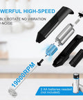 Milk Frother Handheld Electric Blender Stick With Double Coil Stainless Steel Whisk, Battery Operated Foam Maker for coffee