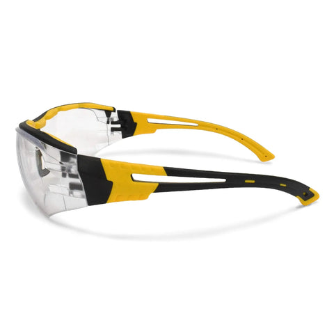Lightweight Safety Glasses With Antifog Clear Lenses offer heavy duty wraparound coverage and TPR brow guard for dust protection.