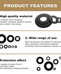 Product features of Nylon Flat Washer Kit 510 Pcs Assortment Set for electrical connections and appliance use.