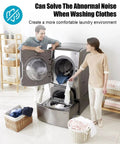 Heavy Duty Bearing And Seal Replacement Kit For LG Front Load Washers WM3170 WM3370 WM3485 installed during laundry use.