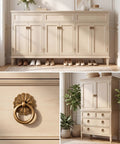 Six Piece Antique Brass Cabinet Ring Pulls Bringing A Flat Out Vintage Drop Ring Vibe To Your Kitchen Cabinets Ideal For Fast Furniture Refreshes And Smooth Daily Access on a light wood cabinet.