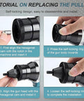 Pro Grade 26V Cordless Rivet Nut Gun With Badass 5200 Mah Battery And Easy Grab Metric Head Set M3 M4 M5 M6 M8 M10 M12 installation tutorial.
