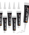 Boss Grade All Purpose Glue Kit With Quick Cure Formula And Slick Snip Tip Applicators For No Sweat Nail Free Bonding On Wood Metal Glass And Daily Repair Jobs, 5 tubes of clear adhesive with applicator tips.