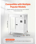 Badass Enclosed 3D Printer Tent With Hella Steady Chamber Heating And Smart Dual Pass Ventilation featuring a clear acrylic design and dimensions 23.62 x 23.62 x 31.5 in.
