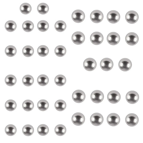 Heavy Duty Fork Yoke Bearing Kit Compatible With Yamaha Motorcycle Loose Ball Bearings Quarter Inch precision steel balls.