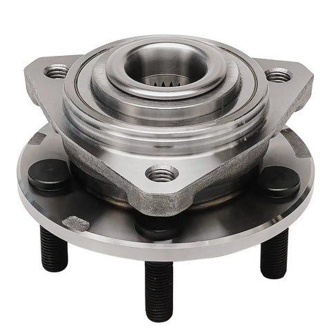 Front Wheel Bearing Hub Assembly Pair Fits 1995 Through 2006 Dodge Stratus Chrysler Sebring Cirrus Plymouth Breeze close-up view.
