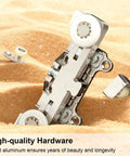High-quality hardware with solid aluminum wheels for Straight Up Smooth Concealed Sliding Barn Door With Soft Close Hardware Kit.