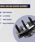 Heavy Duty Front Wheel Bearing And Hub Assembly For 2003 2006 Ford Expedition 4wd And Lincoln Navigator Awd, high quality design, easy installation.