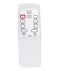 Universal Replacement Air Conditioning Remote Control For Koldfront Window Units Wac12003WCo Wtc12000W. White remote with buttons.
