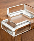 Heavy Duty Table Edge Protector Set 4 Soft PVC Corner Guards For Desks And Furniture Prevents Bumps And Bruises Easy Stick On Safety Cushions For Kid Safe Homes And Pets
