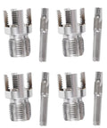 G One Half Inch Pipe Threading Tool Set For Internal And External Threads Sturdy Build For Efficient PVC Pipe Thread Cutting Leak Proof Seals Easy DIY And Pro Plumber Ready High Precision Plumbing Tool Kit, 1/2 in steel taps